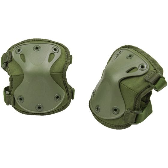 Mil-Tec Protect Armbågsskydd - Oliv