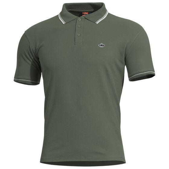 Pentagon Aniketos Stripes T-shirt piké - Camo Green