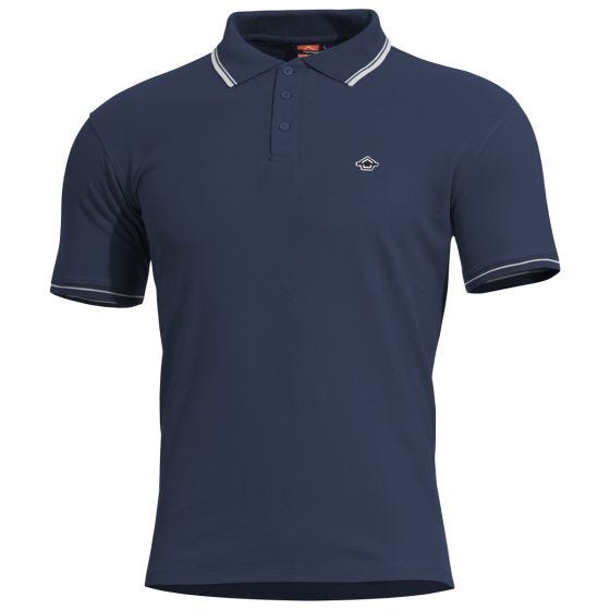 Pentagon Aniketos Stripes T-shirt piké - Navyblå
