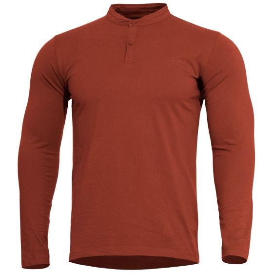 Pentagon Romeo 2.0 Henleyskjorta - Maroon Red