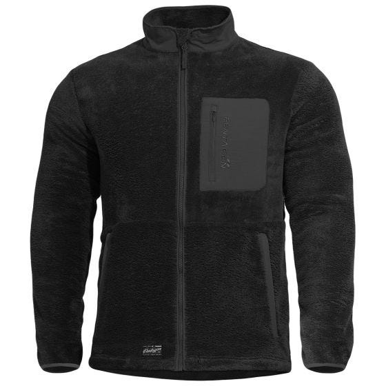 Pentagon Grizzly Sweater med hel dragkedja - Svart