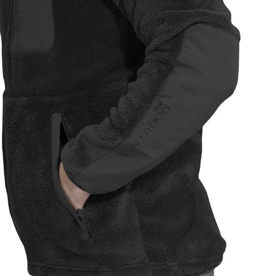 Pentagon Grizzly Sweater med hel dragkedja - Svart