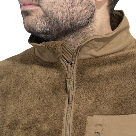 Pentagon Grizzly Sweater med hel dragkedja - Coyote