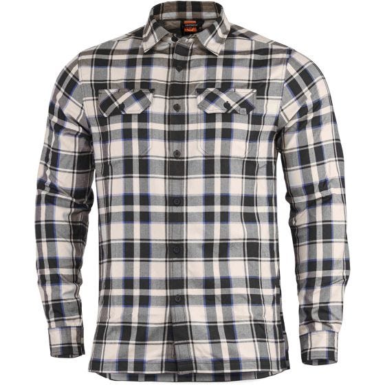 Pentagon Drifter Långärmad Flannelskjorta Off-White Rutor