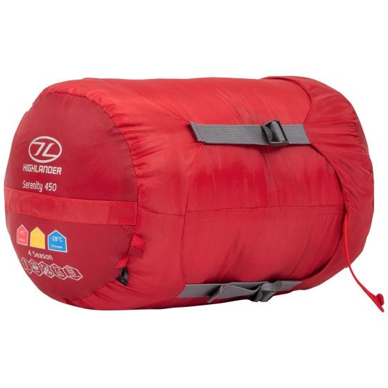 Highlander Serenity 450 Mammasovsäck - Röd