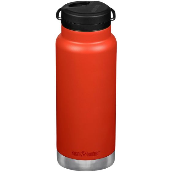 Klean Kanteen TKWide Isolerad Flaska 946 ml Twist Cap w/Straw - Tiger Lilly