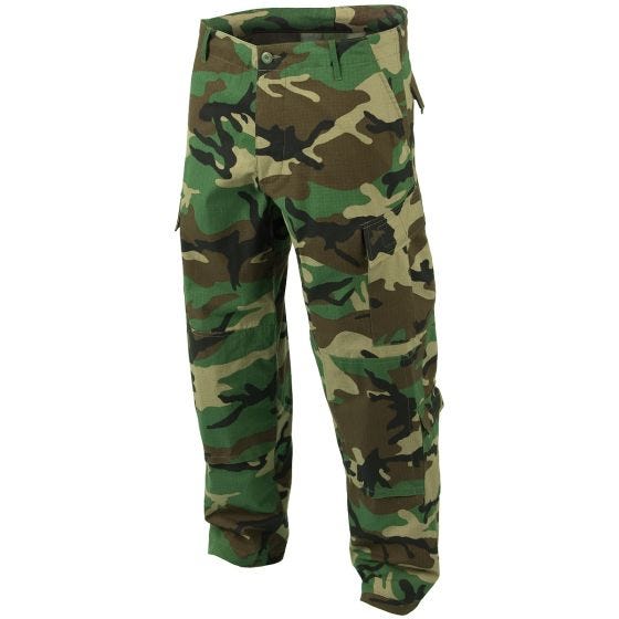 Teesar ACU Stridsbyxor - Woodland