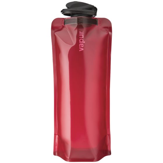 Vapur Wide Mouth Flaska 1 L - Vinröd