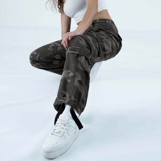 Brandit Pure Vintage Byxor För kvinnor - Dark Camo