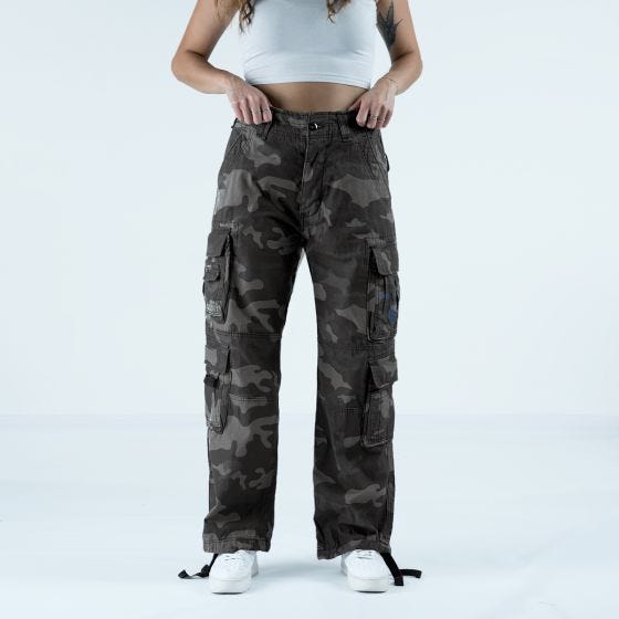 Brandit Pure Vintage Byxor För kvinnor - Dark Camo