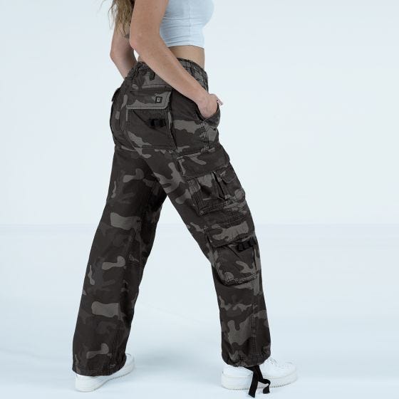Brandit Pure Vintage Byxor För kvinnor - Dark Camo