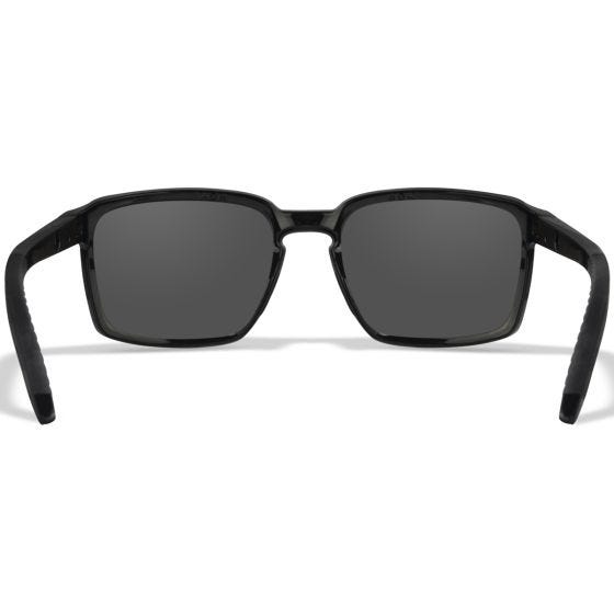 Wiley X WX Alfa Glasögon - Captivate Polarized Grey Lenses / Gloss Black Frame