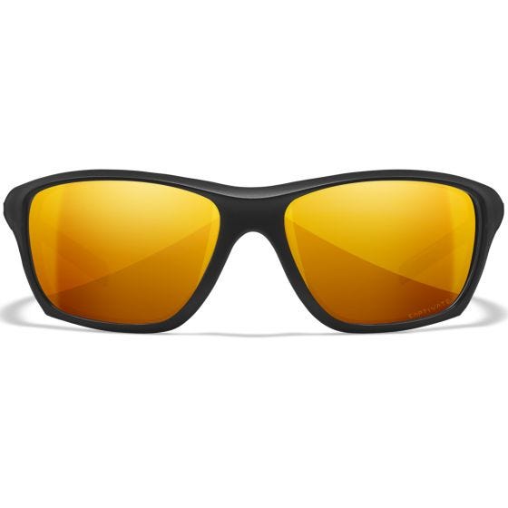Wiley X WX Aspect Glasögon - Captivate Polarized Bronze Mirror Lens / Matte Black Frame
