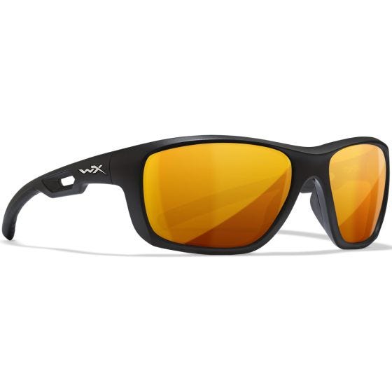 Wiley X WX Aspect Glasögon - Captivate Polarized Bronze Mirror Lens / Matte Black Frame