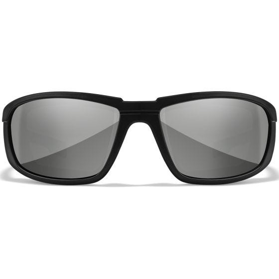 Wiley X WX Boss Glasögon - Silver Flash Lens / Matte Black Frame