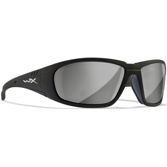 Wiley X WX Boss Glasögon - Silver Flash Lens / Matte Black Frame