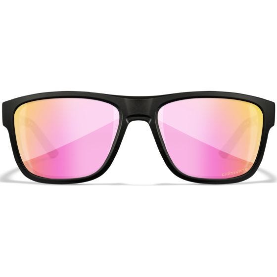 Wiley X WX Ovation Glasögon - Captivate Polarized Rose Gold Mirror Lenses / Matte Black Frame