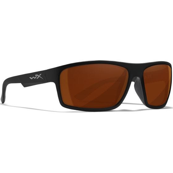 Wiley X WX Peak Glasögon - Captivate Polarized Copper Lenses / Matte Black Frame