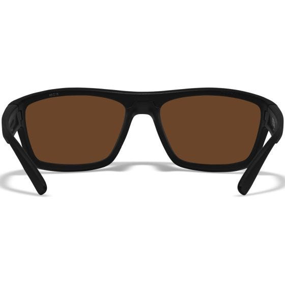 Wiley X WX Peak Glasögon - Captivate Polarized Copper Lenses / Matte Black Frame