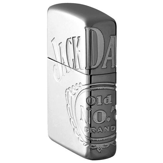 Zippo Jack Daniel's Armor Tändare - Black Ice