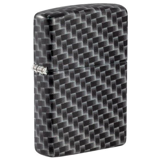 Zippo Carbon Fibre Design Tändare - White Matte