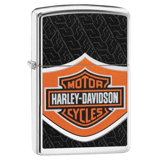 Zippo Harley Davidson Tändare - High Polish Chrome