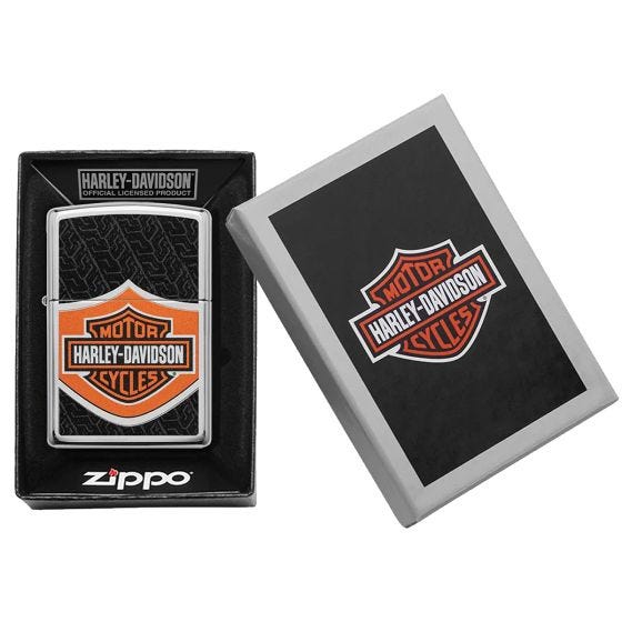 Zippo Harley Davidson Tändare - High Polish Chrome