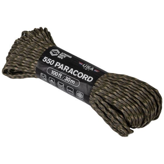 Atwood Rope 550 Fallskärmslina 100 ft - MultiCam