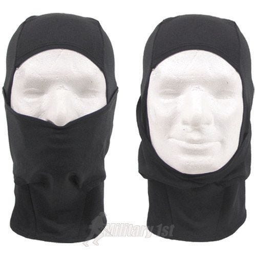 MFH Balaklava med 1 Hål Lätt Spandex - Svart