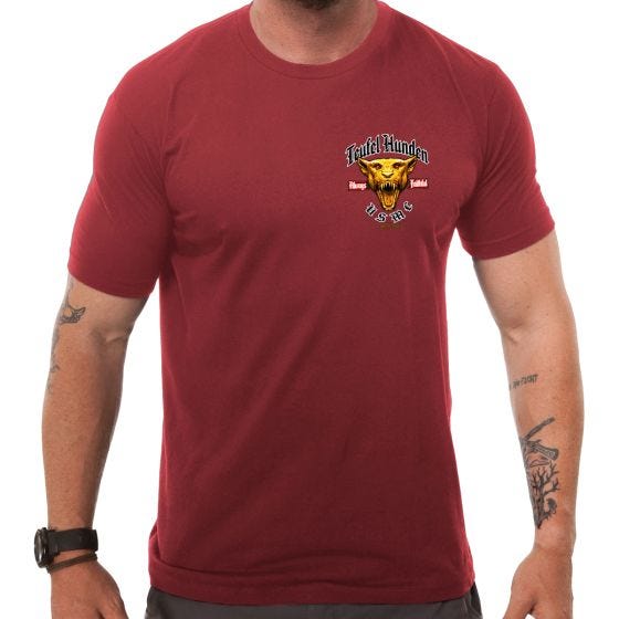 7.62 Design USMC Devil Dog T-shirt Röd