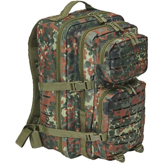 Brandit US Cooper Lasercut Stor Ryggsäck - Flecktarn