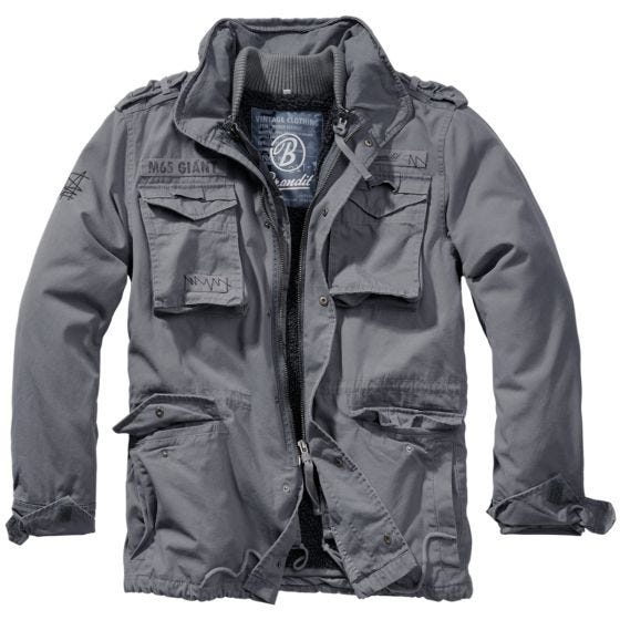 Brandit M-65 Giant Jacka Charcoal Grey