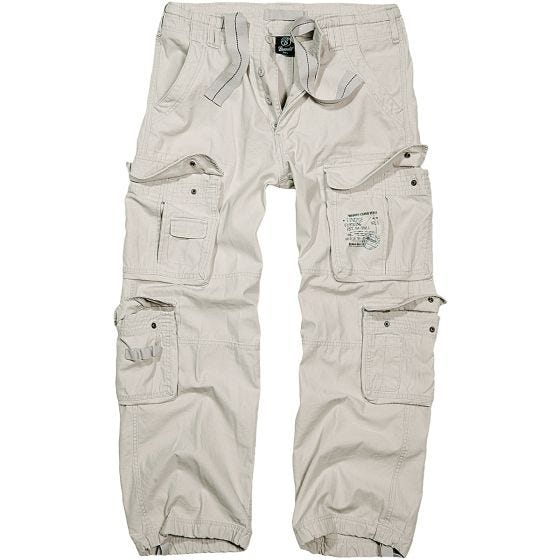 Brandit Pure Vintage Byxor - Old White