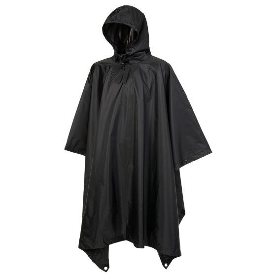 Brandit Poncho Ripstop - Svart