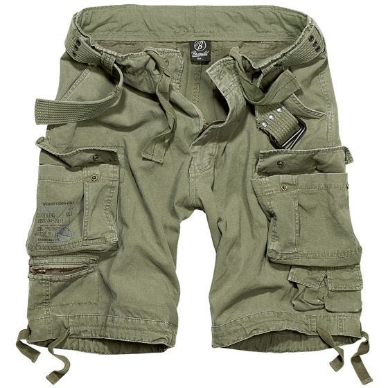 Brandit Savage Vintage Shorts - Oliv