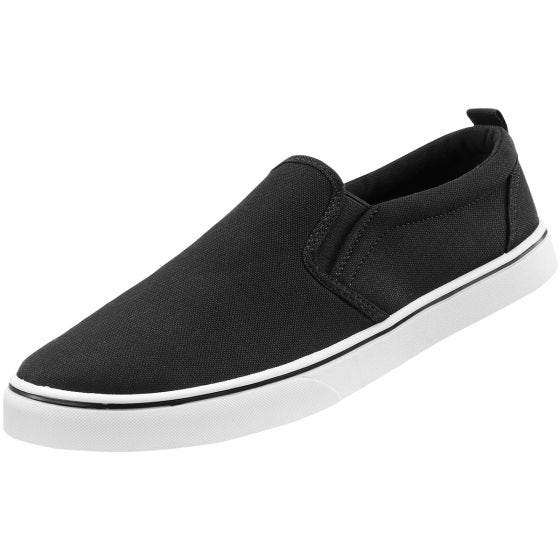 Brandit Southampton Slip-On Sneaker - Svart/Vit