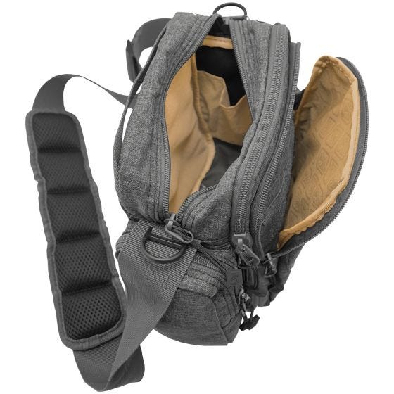 Civilian Lab Grayman Tonto Axelväska Dold Bärbar Mini-Messenger - Grå