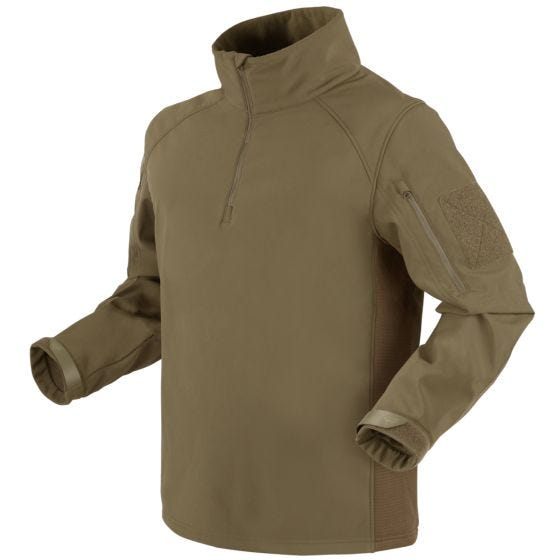 Condor Patrol Softshelljacka med 1/4-dragkedja - Tan