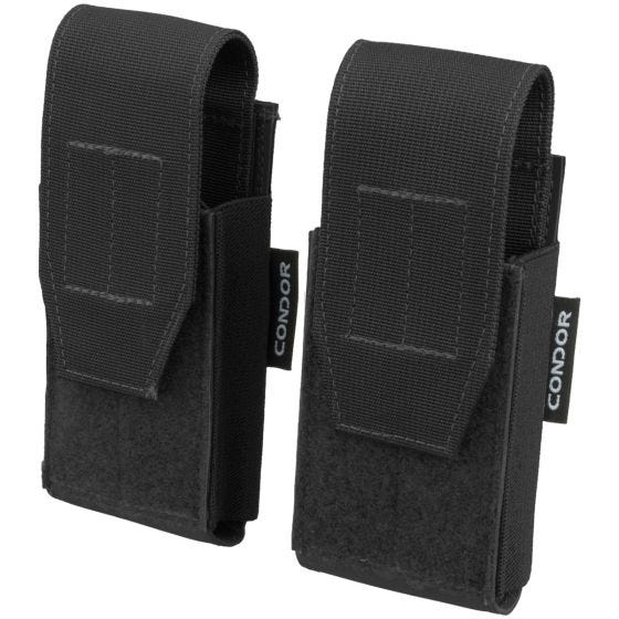 Condor QD Pistol Mag Pouch 2 Pack Black