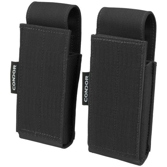 Condor QD Pistol Mag Pouch 2 Pack Black