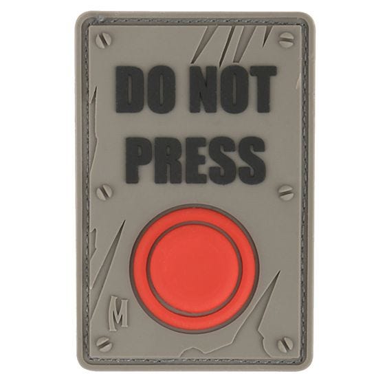 Maxpedition Do Not Press Moralmärke SWAT
