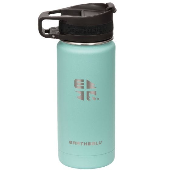 Earthwell Roaster Loop Vakuumflaska 473 ml - Aqua Blue