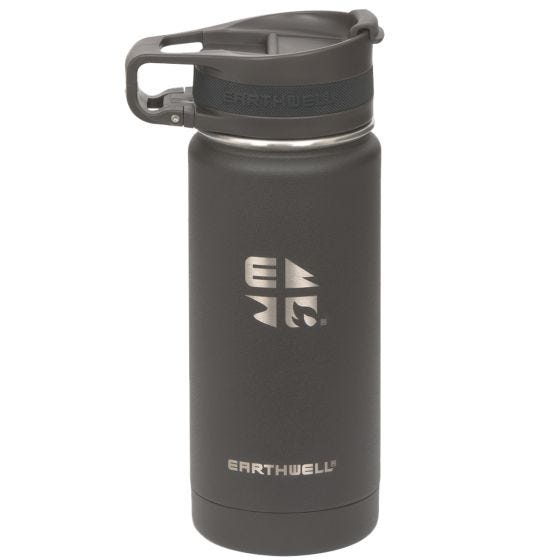Earthwell Roaster Loop Vakuumflaska 473 ml - Volcanic Black