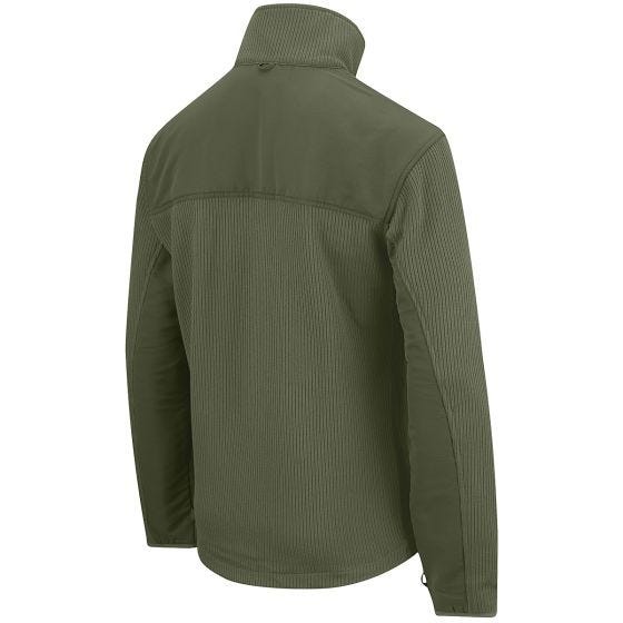 Propper Teknisk Sweater med hel Dragkedja Oliv
