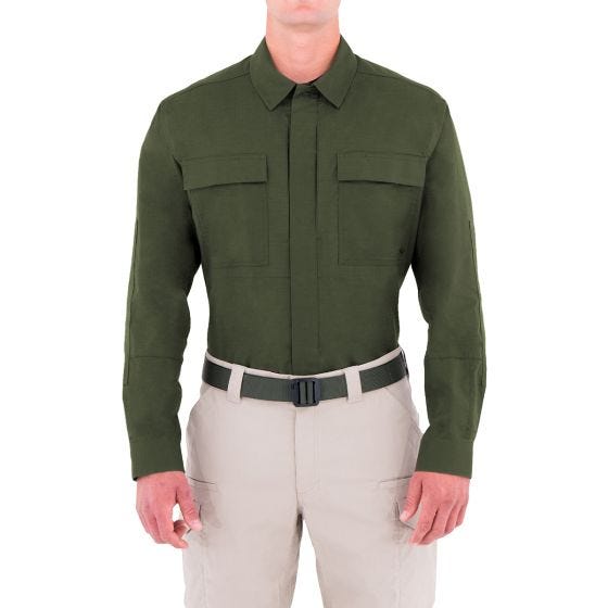First Tactical Specialist BDU Långärmad Skjorta För Män OD Grön