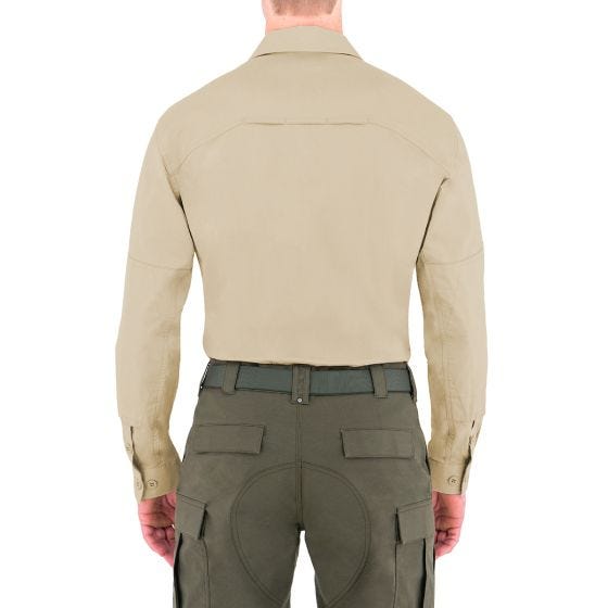 First Tactical Tactix BDU Långärmad Skjorta För Män Kaki
