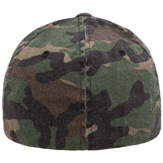 Flexfit Garment Washed Camo Lock - Tvättad Woodland