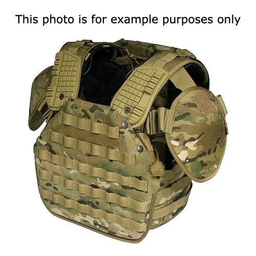Flyye Axelplattor för Skyddsväst - MultiCam