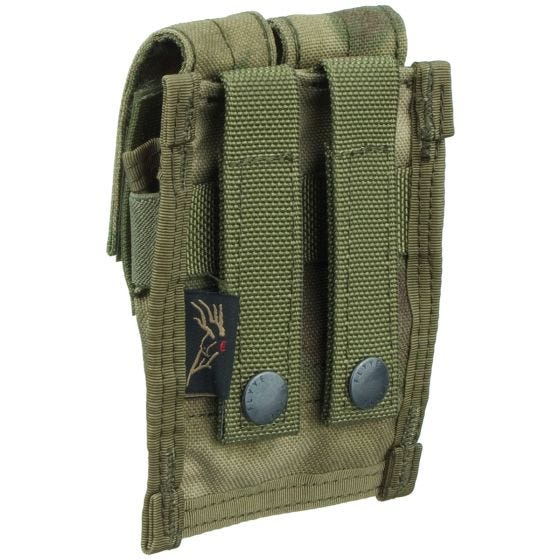 Flyye MOLLE Dubbel Magasinficka 9 mm - A-TACS FG