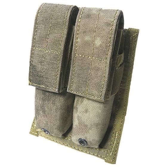Flyye MOLLE Dubbel Magasinficka 9 mm - A-TACS AU
